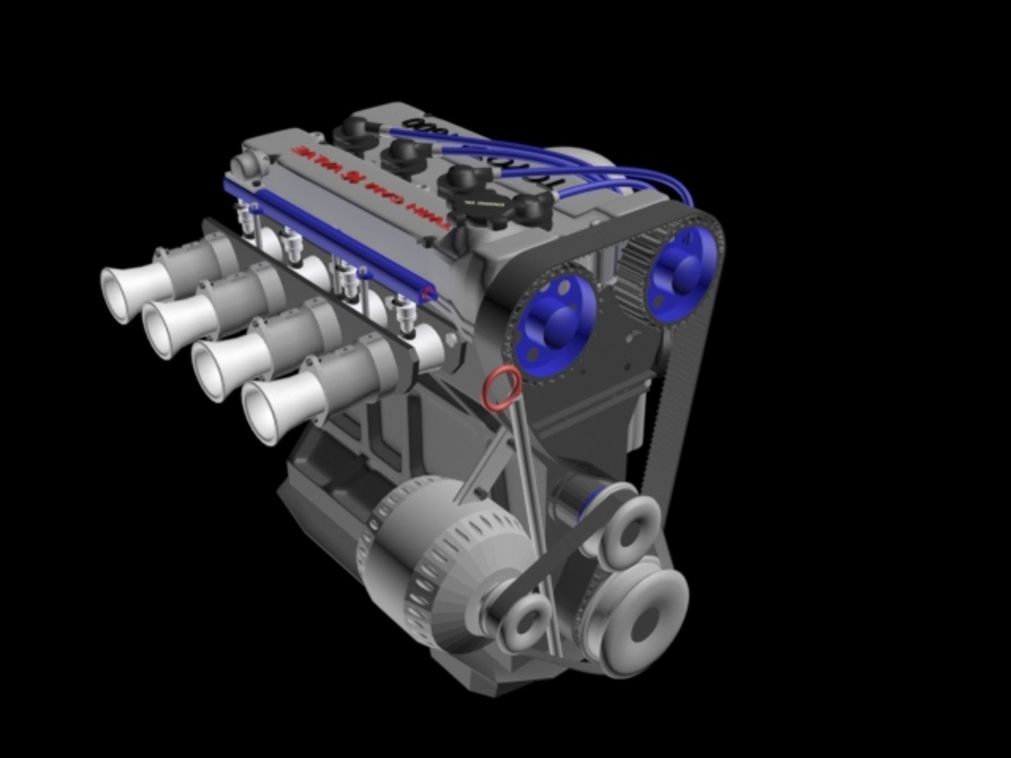 Toyota 4a-ge Engine 3D - TurboSquid 1332851