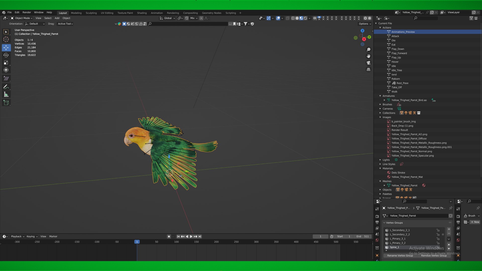 3D Yellow Thighed Parrot Bird https://p.turbosquid.com/ts-thumb/Dd/C7Qcz5/nf/blender/png/1750108157/1920x1080/fit_q87/2dfd5c521ac8bc22843431640b11fbcc9b7c1a84/blender.jpg