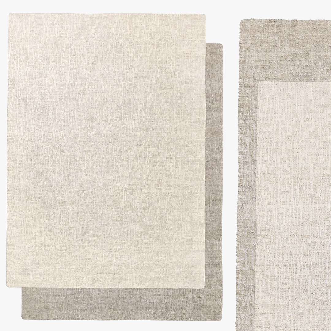 3D Model MATRICE HAND-KNOTTED WOOL And SILK RUG - TurboSquid 1962508