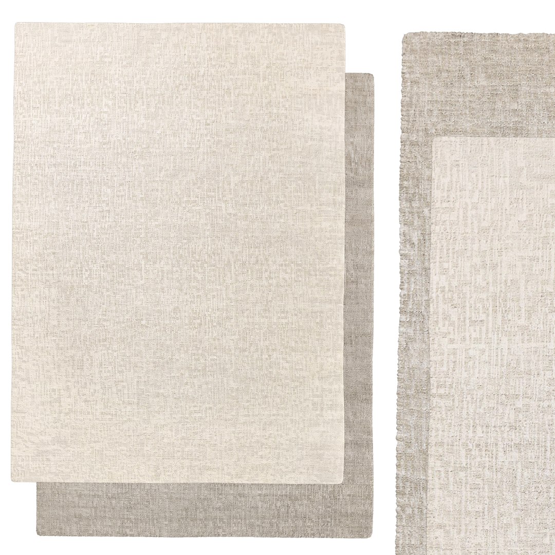 3D Model MATRICE HAND-KNOTTED WOOL And SILK RUG - TurboSquid 1962508