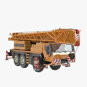 3D model Liebherr Mobile Crane