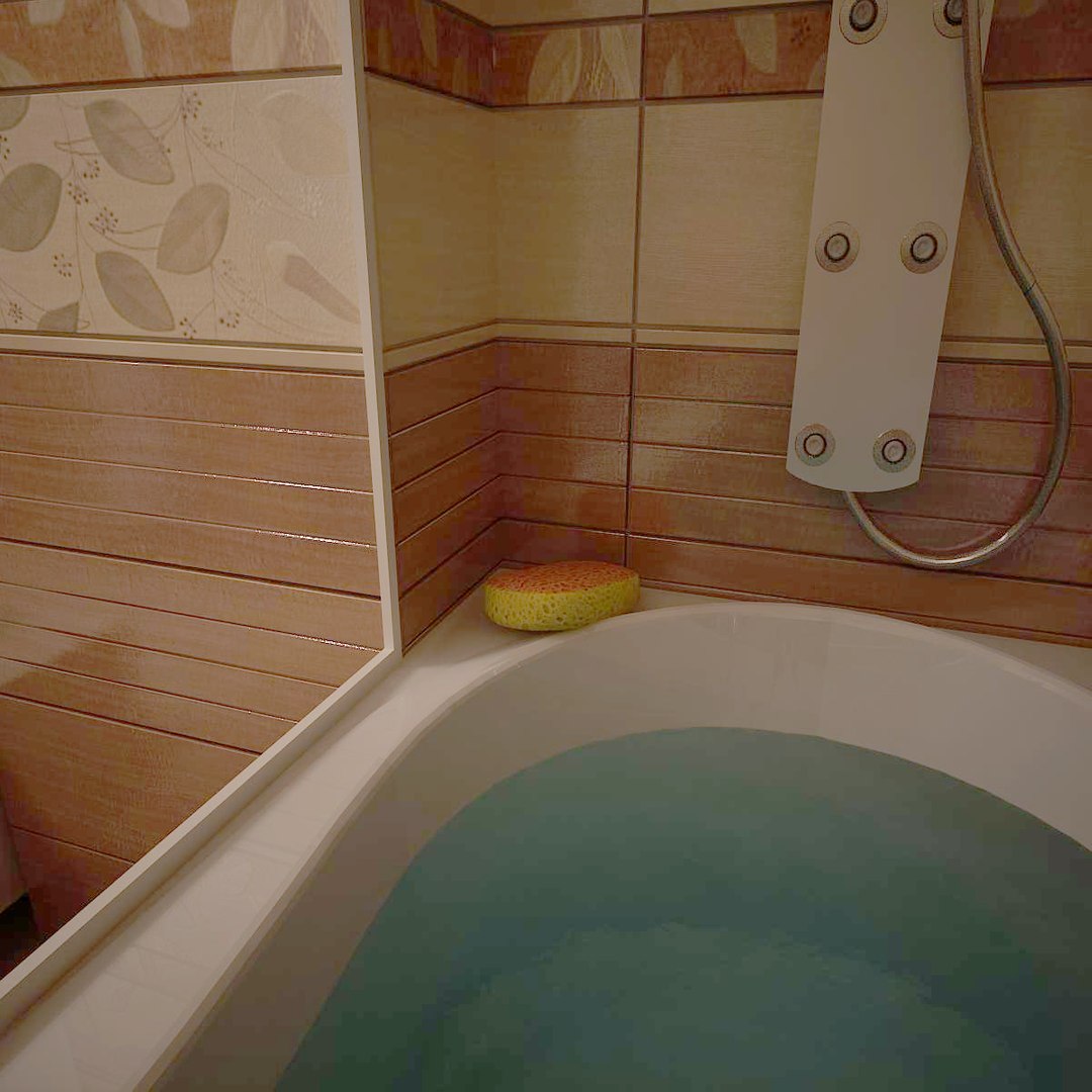 3d Model Bathroom Sponge 1