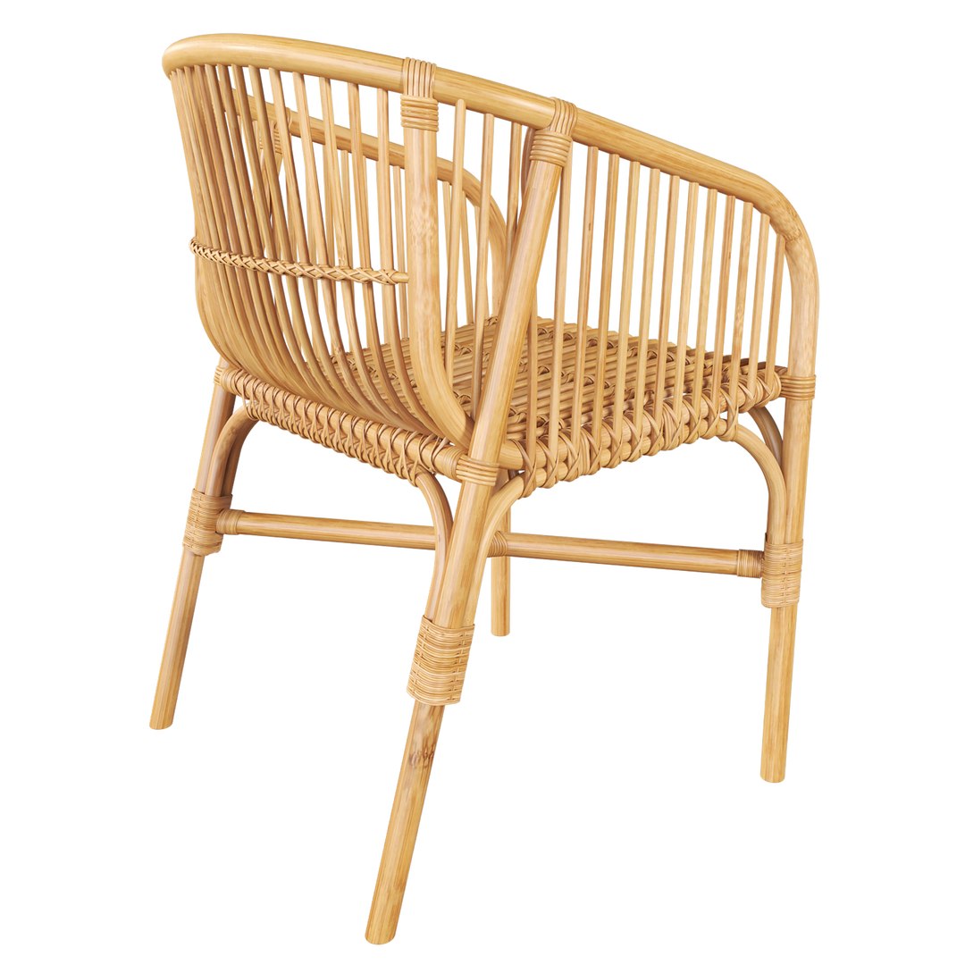 3D Model JAKARTA RATTAN DINING CHAIR - TurboSquid 1879828