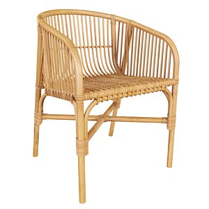 3D model JAKARTA RATTAN DINING CHAIR