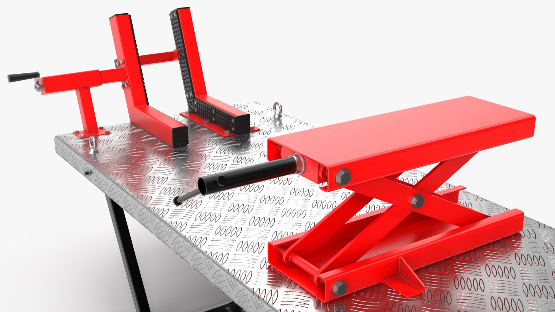 Quickjack motorcycle lift adapter model TurboSquid 1673049