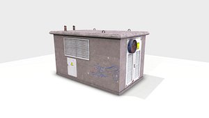 Concrete Electrical Transformer model