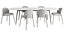 Mesa de comedor Kingston y silla Princeton