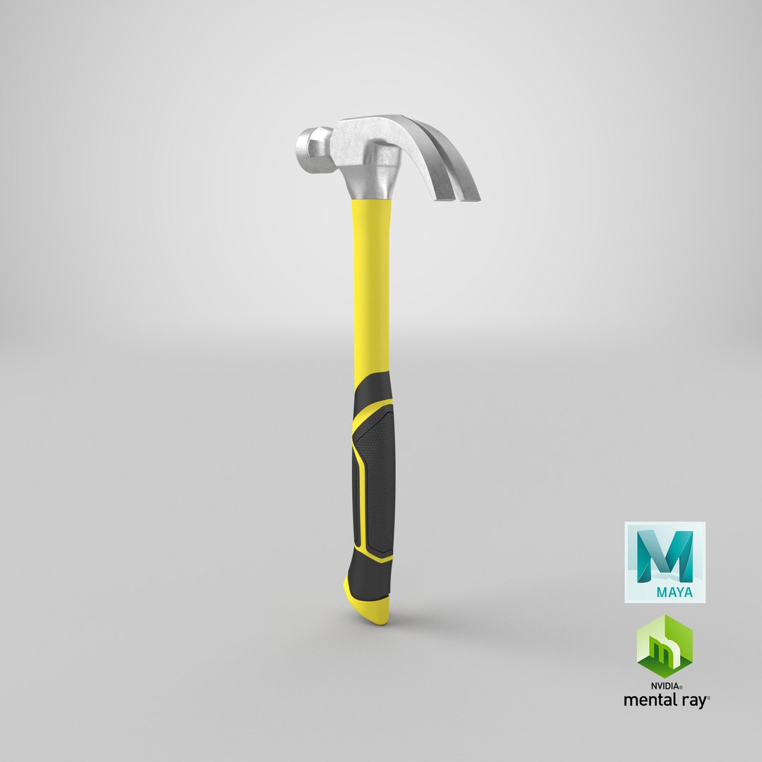Fiberglass Claw Hammer 3D https://p.turbosquid.com/ts-thumb/Dd/a3FZfQ/Tr/stemcell_maya_mental_ray_render/png/1633538838/1920x1080/fit_q87/922be9eb8f716da583fb9460e97a310c54257339/stemcell_maya_mental_ray_render.jpg