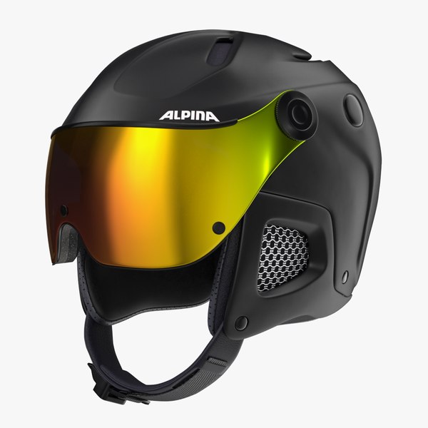 Ski and Snowboard Helmet Alpina 3D TurboSquid 1956113