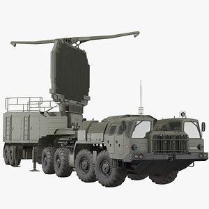 MAZ 74106 with 64N6 Big Bird Radar Green Rigged