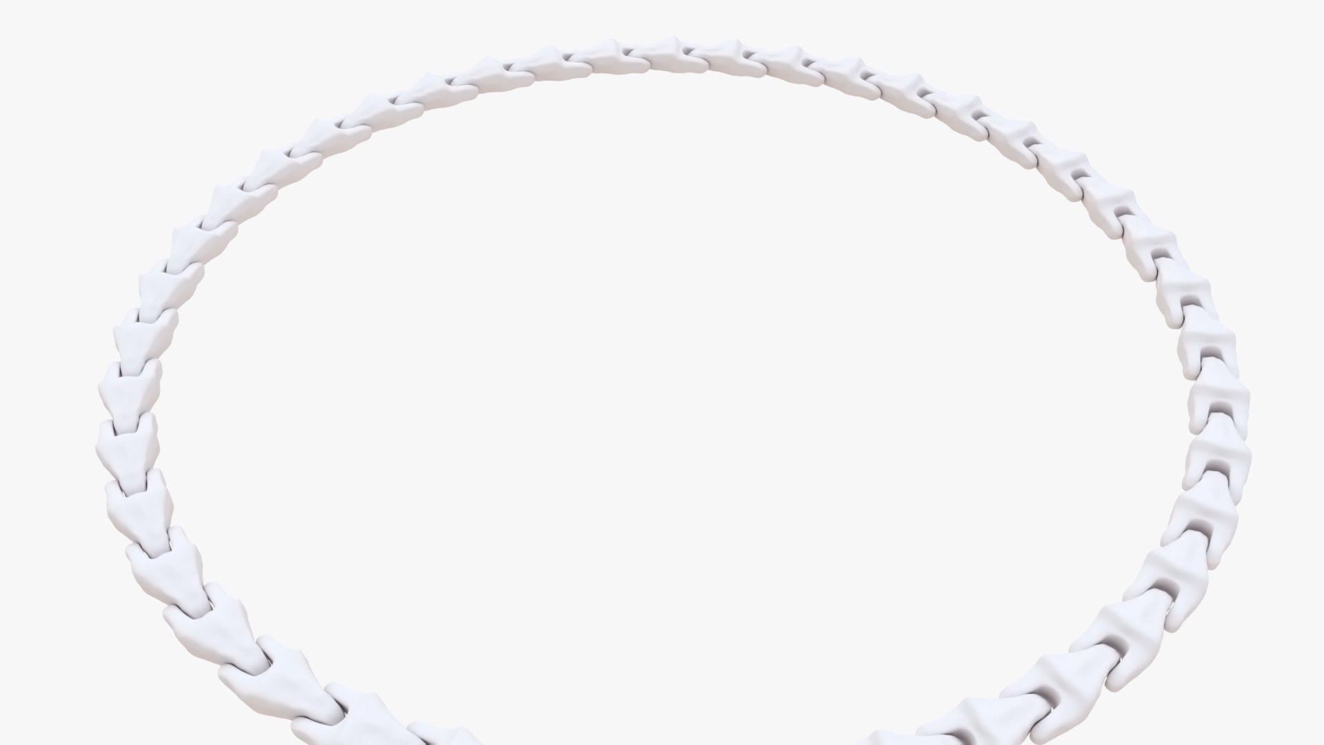 3D model Chain Bone Necklace - TurboSquid 1982341