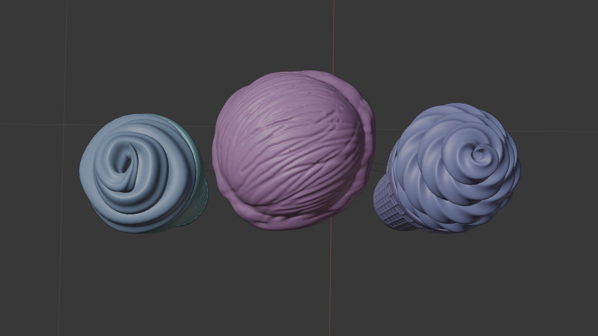 3D Ice Cream 3D Model Pack - TurboSquid 2443818