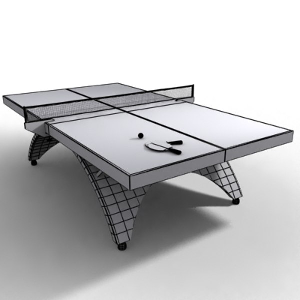 3d model table tennis paddles