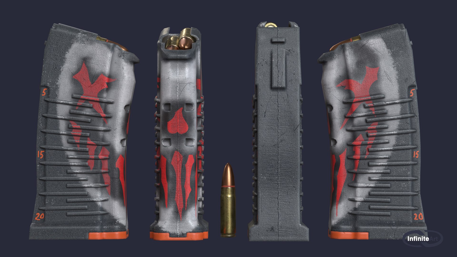Gun Magazines  Accessories 3D model https://p.turbosquid.com/ts-thumb/Dd/oafpJF/1q/bcc_02/jpg/1649658746/1920x1080/fit_q87/97f5e89c0d62fe659a3c487a230a58939c40d350/bcc_02.jpg