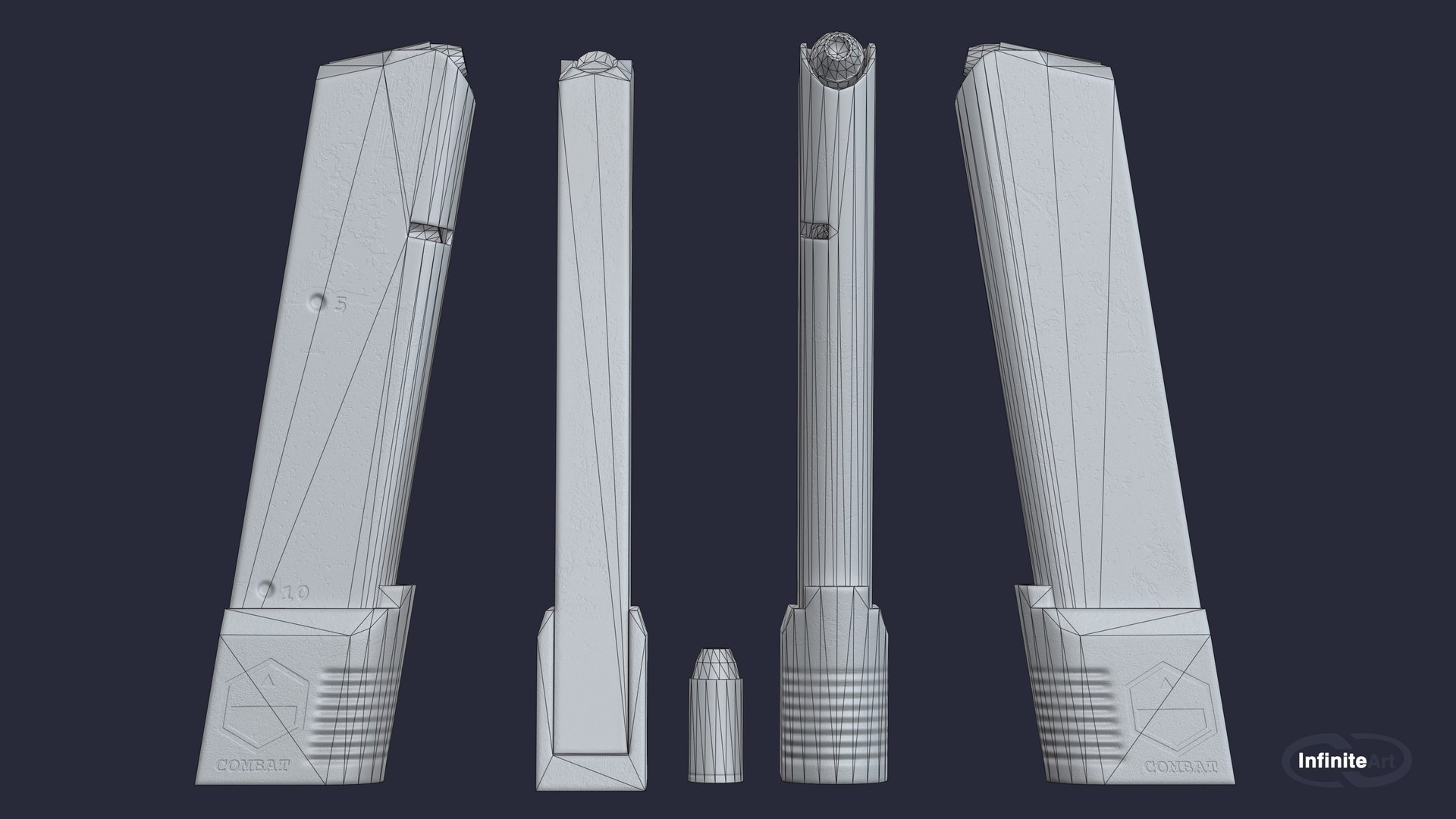 Gun Magazines  Accessories 3D model https://p.turbosquid.com/ts-thumb/Dd/oafpJF/If/wilson_combat_1911_45_03/jpg/1649658739/1920x1080/fit_q87/3a5101e406afb26ae21a448a1b1f0eabdf7bd180/wilson_combat_1911_45_03.jpg