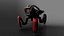 Robot araña de ciencia ficción Game Ready Low-poly 3D amañado modelo 9 en 1