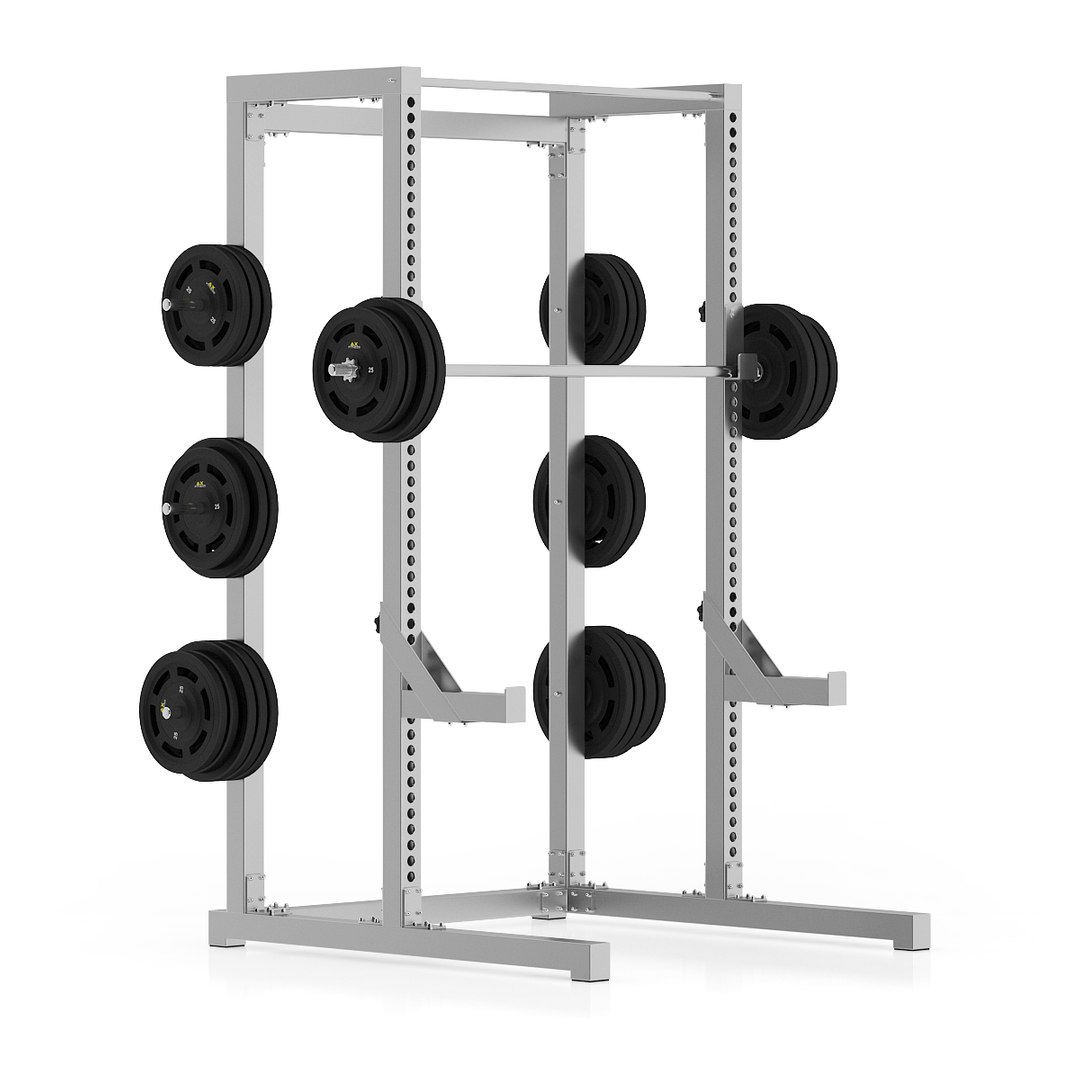 metal gym half rack max