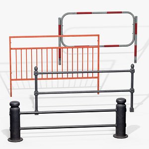 3D Guardrail Pack model