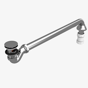 3D Basin wastes and traps with outlet 4