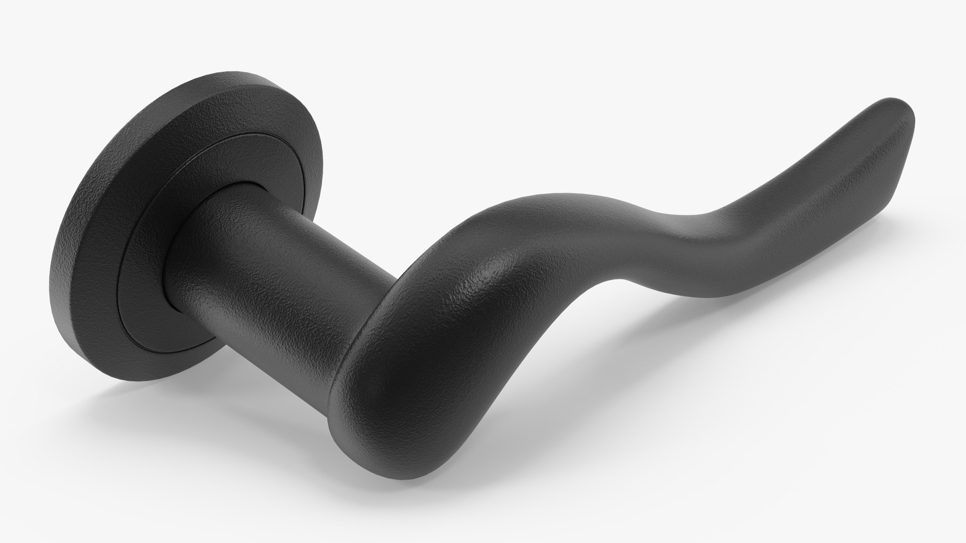 3D Black Classic Style Door Handles model TurboSquid 1995780