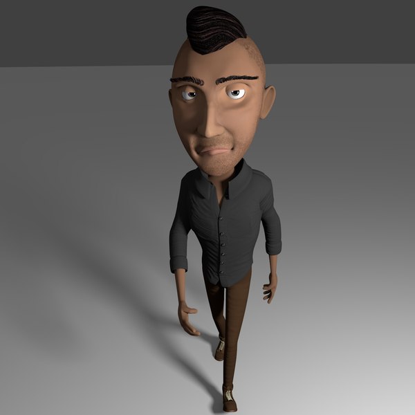 Cartoon Man 3D Models for Download | TurboSquid