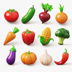 Stylized Vegetable Pack