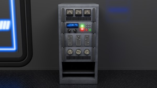 modelo 3d Terminal de control modular - TurboSquid 2317028