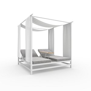 3D model Poolside Cabana 14