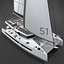 Catamaran Fountaine Pajot Aura 51 3D