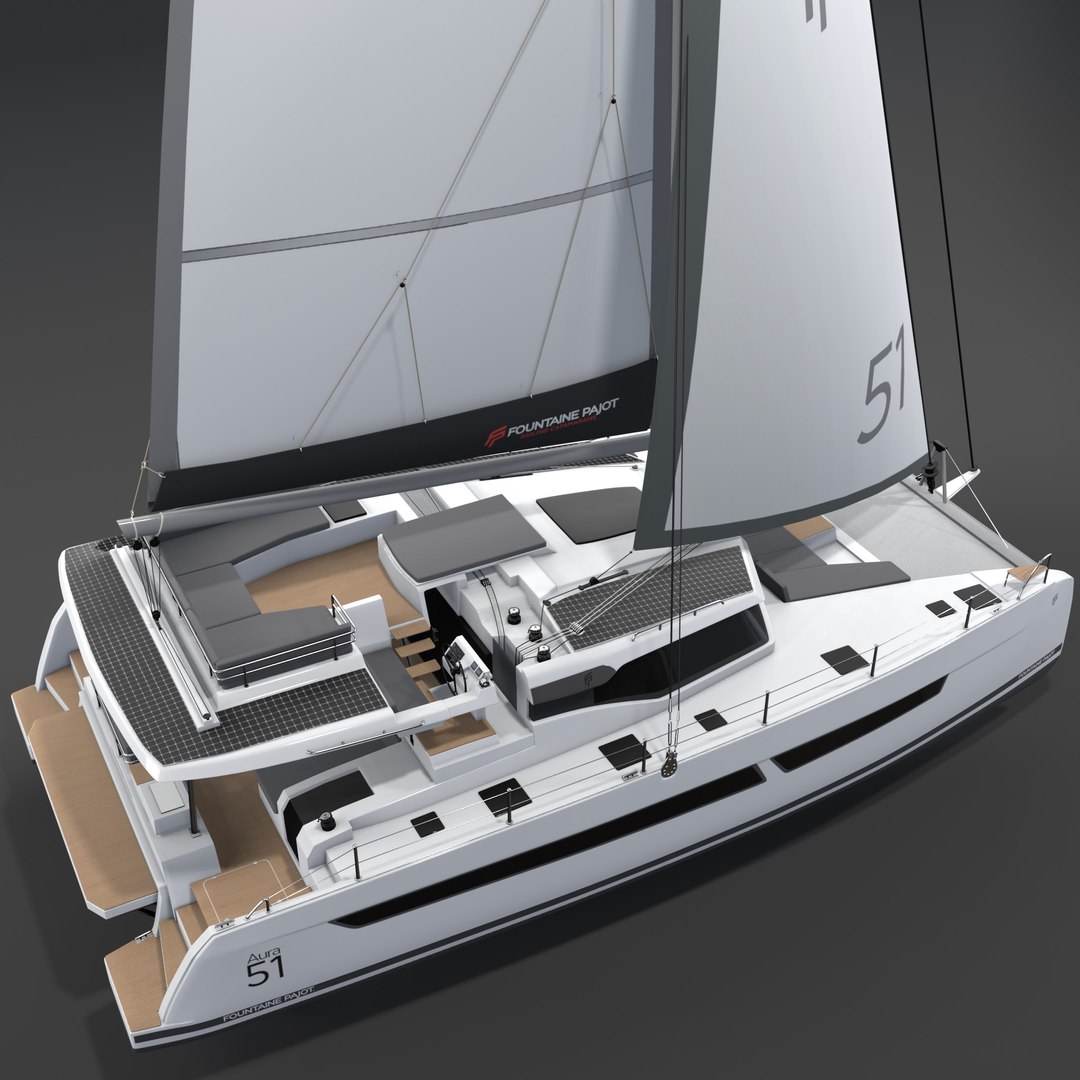 Fountaine Pajot Aura 51 3D Catamaran model https://p.turbosquid.com/ts-thumb/De/8WJ2dF/wm/fountainepajotaura51r1/jpg/1686807862/1920x1080/fit_q87/f17a6ec70a48e18dbd874cb78364bb0c3f157519/fountainepajotaura51r1.jpg