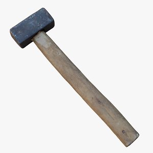 3D hammer pbr model