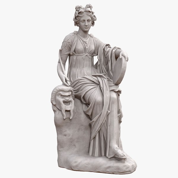 3D thalia seated muse - TurboSquid 1571869