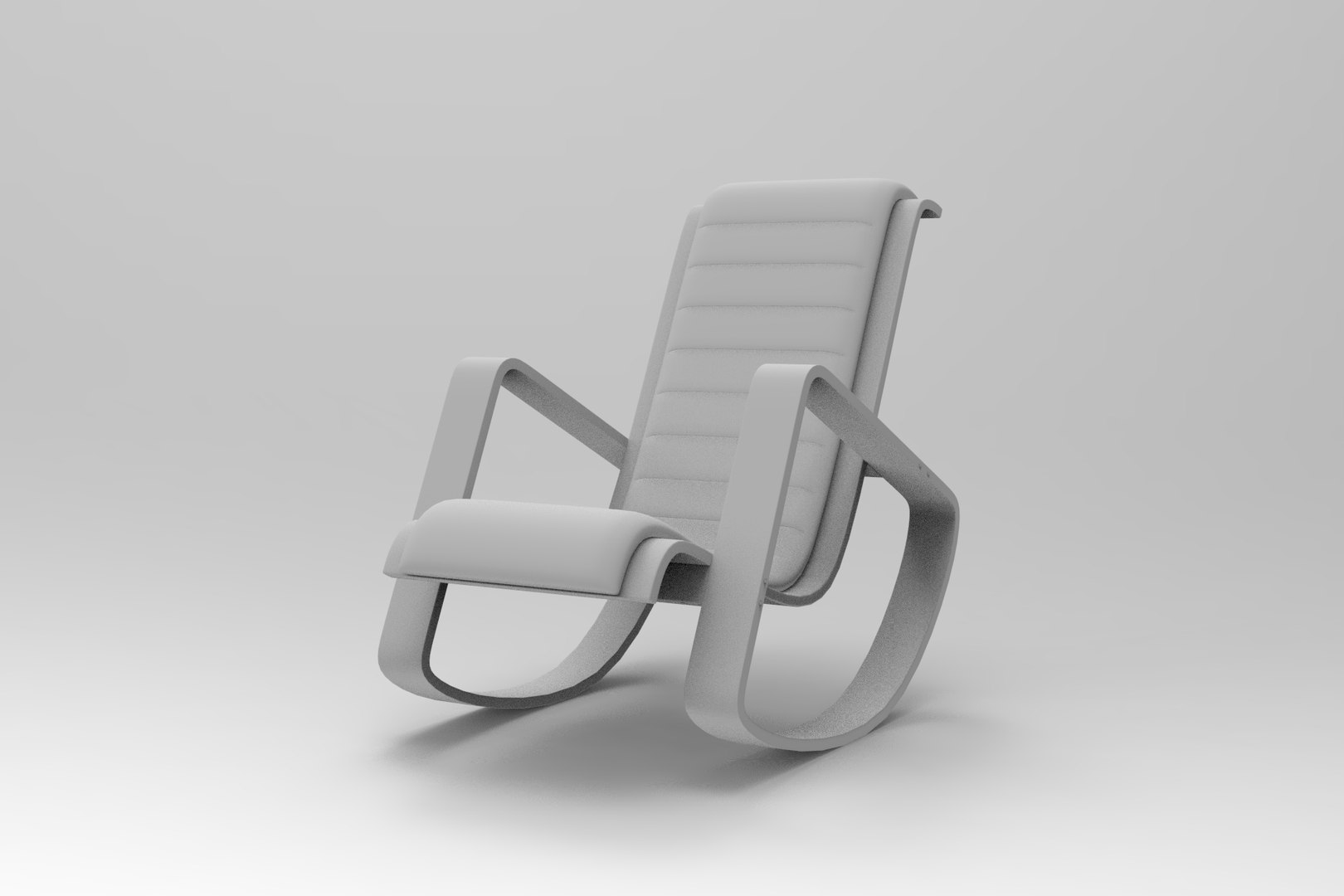 Rocking Wood Chair 3D Model - TurboSquid 1884765