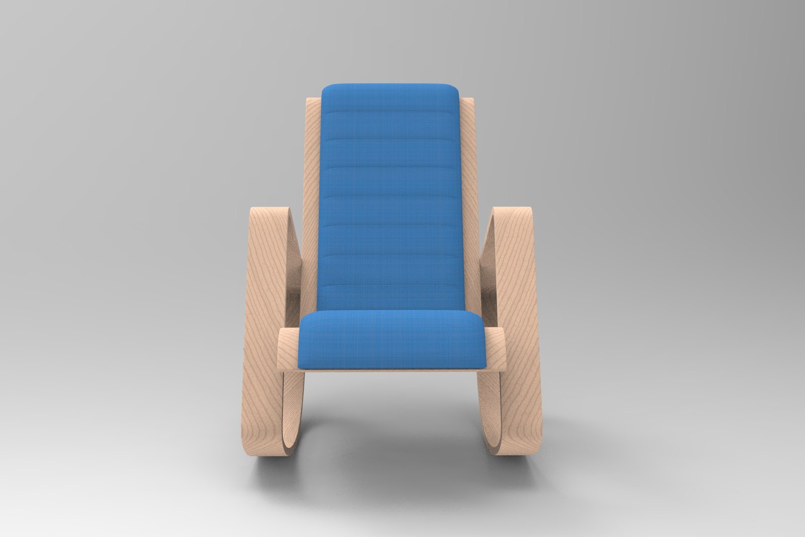 Rocking Wood Chair 3D Model - TurboSquid 1884765