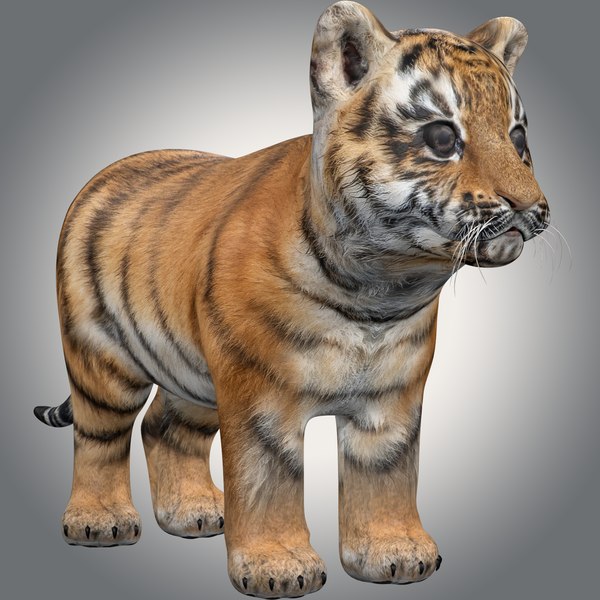 modelo 3d Tigre de Bengala (FUR) (ANIMADO) - TurboSquid 1481168