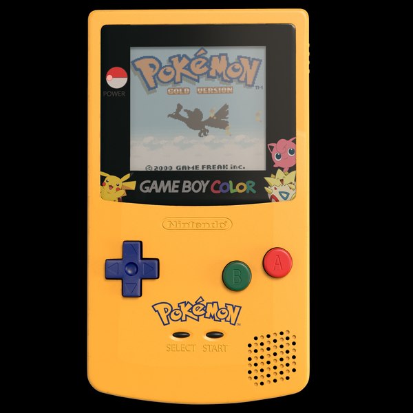 Nintendo Game Boy Color - Limited Pokemon Edition3Dモデル - TurboSquid 1904486