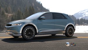 Ioniq5 -highres-Vray-Redshift-Unreal- Lightrigs included