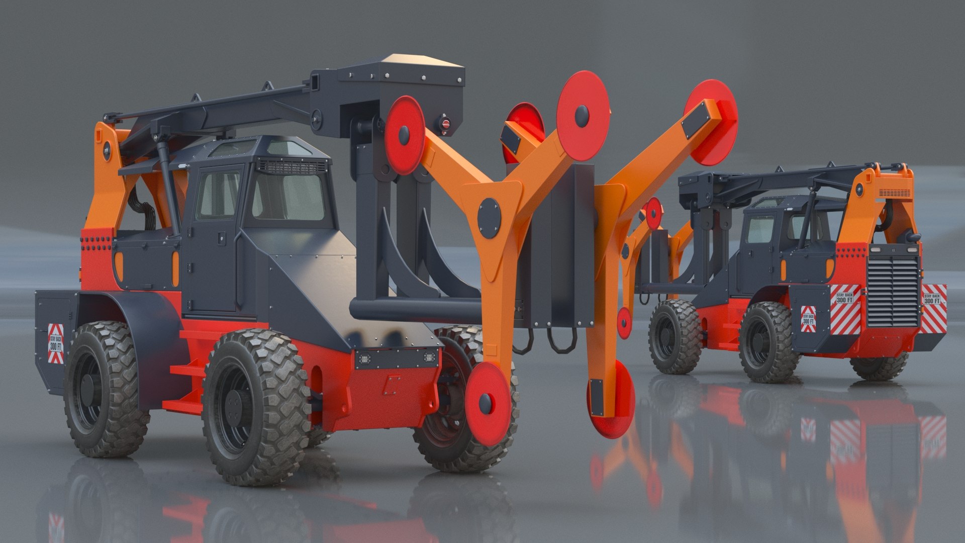 3D Tree Cutter Machine Rigged - TurboSquid 2390570