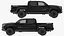 Toyota Tacoma TRD Off Road Czarny 2021 Rigged