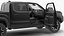 Toyota Tacoma TRD Off Road Czarny 2021 Rigged