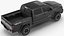 Toyota Tacoma TRD Off Road Czarny 2021 Rigged