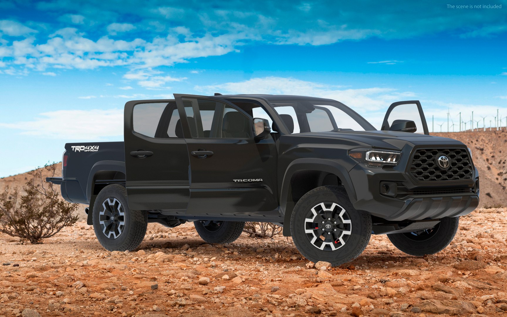toyota tacoma trd road 3D https://p.turbosquid.com/ts-thumb/De/TxL5Ml/aE/toyotatacomatrdoffroadblack2021rigged3dsmodel006/jpg/1611873584/1920x1080/fit_q87/c79c8d541450a1c6a1c8a558da01ac2de0664eb0/toyotatacomatrdoffroadblack2021rigged3dsmodel006.jpg
