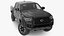 Toyota Tacoma TRD Off Road Czarny 2021 Rigged