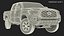 Toyota Tacoma TRD Off Road Czarny 2021 Rigged