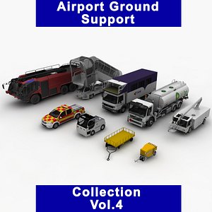 airport ground support vol 4 3D model