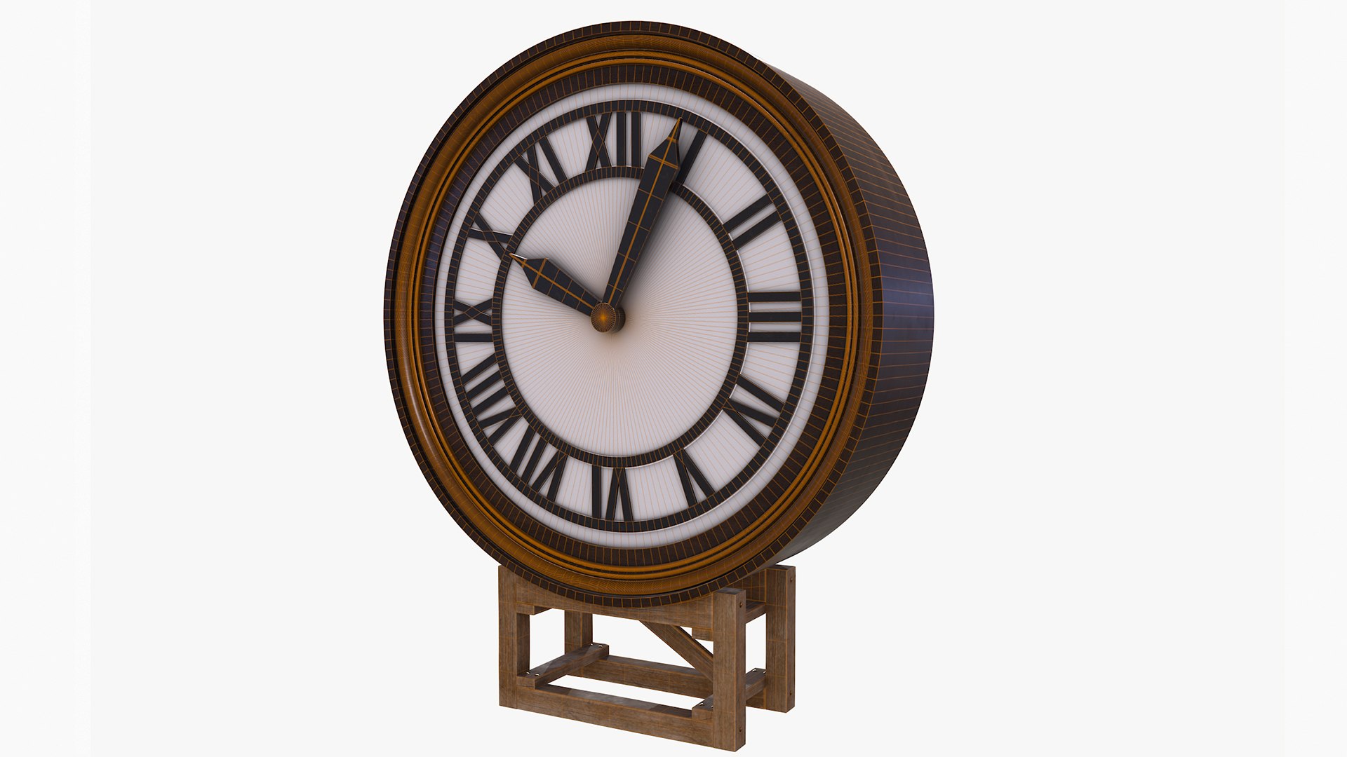 3D Back To The Future 3- Court CLOCK - TurboSquid 2180228