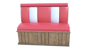 3D diner seat