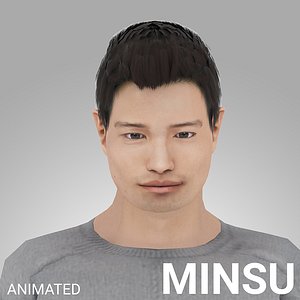 3D model rigged male -