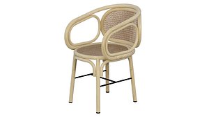 3dcontourdining armchair 3D model