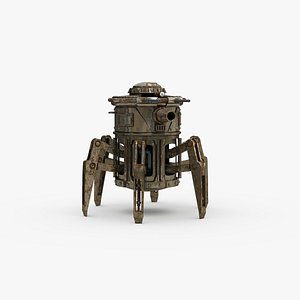 3D arachnid turret